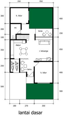 Sketsa Rumah on Desain Rumah Tumbuh Di Lahan 8 13 Meter   Genuardis Portal